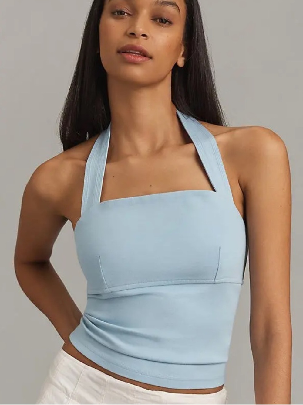 Anthropologie Structured Halter Top
